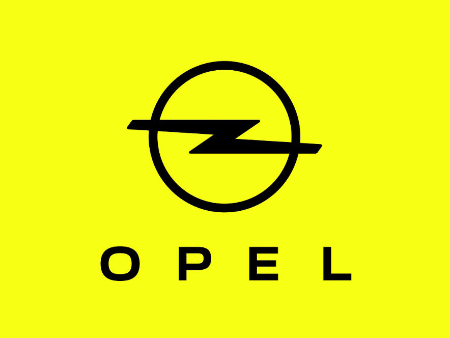 Логотип Opel на жовтому тлі